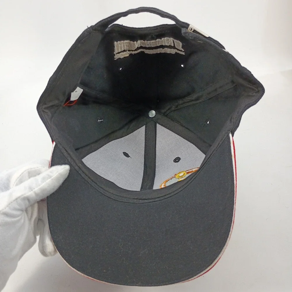 Disney‎ Pixar The Incredibles Promo Baseball Cap Hat Black Red Rim - RARE